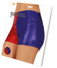 GP27101 – Karneval 70s Retro Shorts – Größe: 38 - 40 (M), 42 - 44 (L) – Farbe: Rot