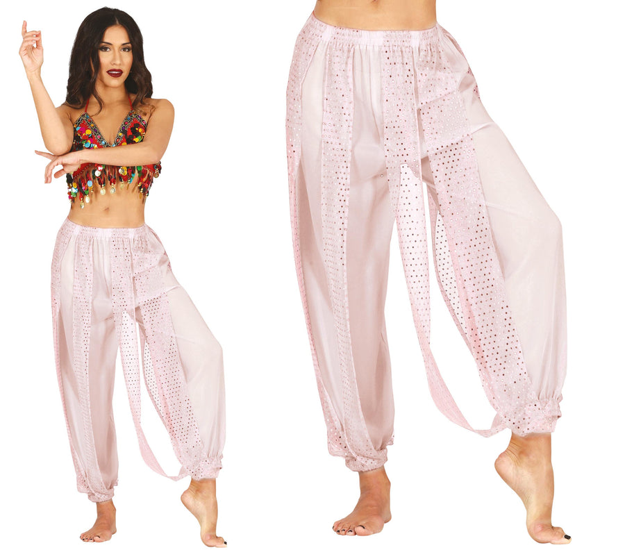 Bauchtanz Hose für Damen mit Pailletten Orient
