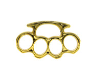 Schlagring für Erwachsene gold 105 mm Gangster, Bild 3