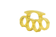 Schlagring für Erwachsene gold 105 mm Gangster, Bild 6