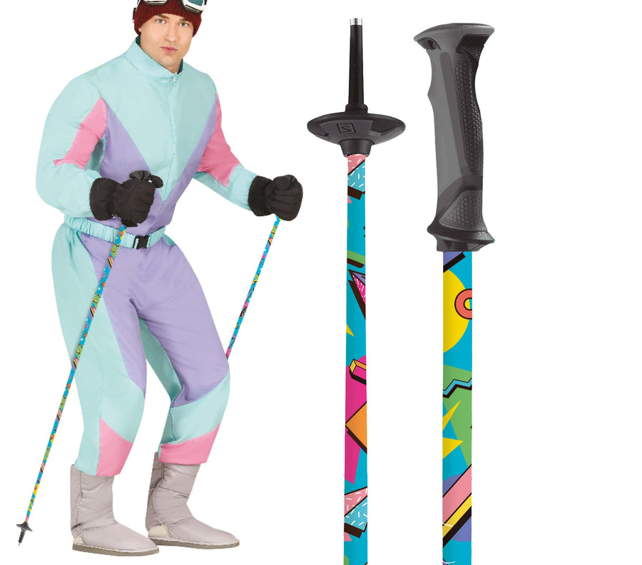 Skistöcke für Erwachsene 1 Paar Retro Apres Ski