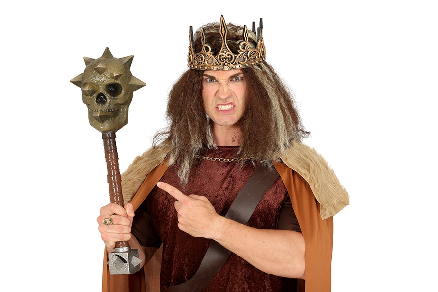GP27122 – Wikinger Schädelkeule Spikes Mittelalterlich – Größe: Standard, Ansicht 2