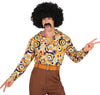 GP27131 – 70S Disco Hemd Partnerlook Karneval – Größe: 48 - 50 (M), 52 - 54 (L) – Farbe: Mehrfarbig