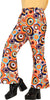GP27151 – Seventies Karneval Hose Retro – Größe: 48 - 50 (M), 52 - 54 (L) – Farbe: Mehrfarbig