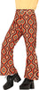 GP27157 – 70er Jahre Karneval Retro Hose – Größe: 48 - 50 (M), 52 - 54 (L) – Farbe: Mehrfarbig