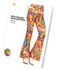 GP27161 – Hippie Flower Power Karneval Schlaghose – Größe: 38 - 40 (M), 42 - 44 (L) – Farbe: Mehrfarbig