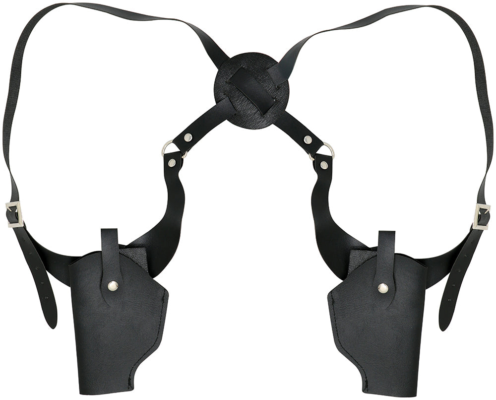 GP27171 – Polizei Holster Weste Kostüm Karneval – Farbe: Braun