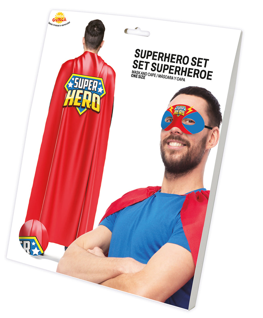 GP27172 – Superheld Abenteuerfigur Maske Comicheld – Farbe: Mehrfarbig, Ansicht 2