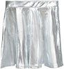 GP27190 – 50s Retro Glanzrock Karneval – Größe: 38 - 40 (M), 42 - 44 (L) – Farbe: Silber