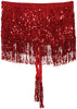 GP27202 – Wüstenprinz Glamour Karneval Tanzrock – Farbe: Rot, Gold, Silber, Schwarz