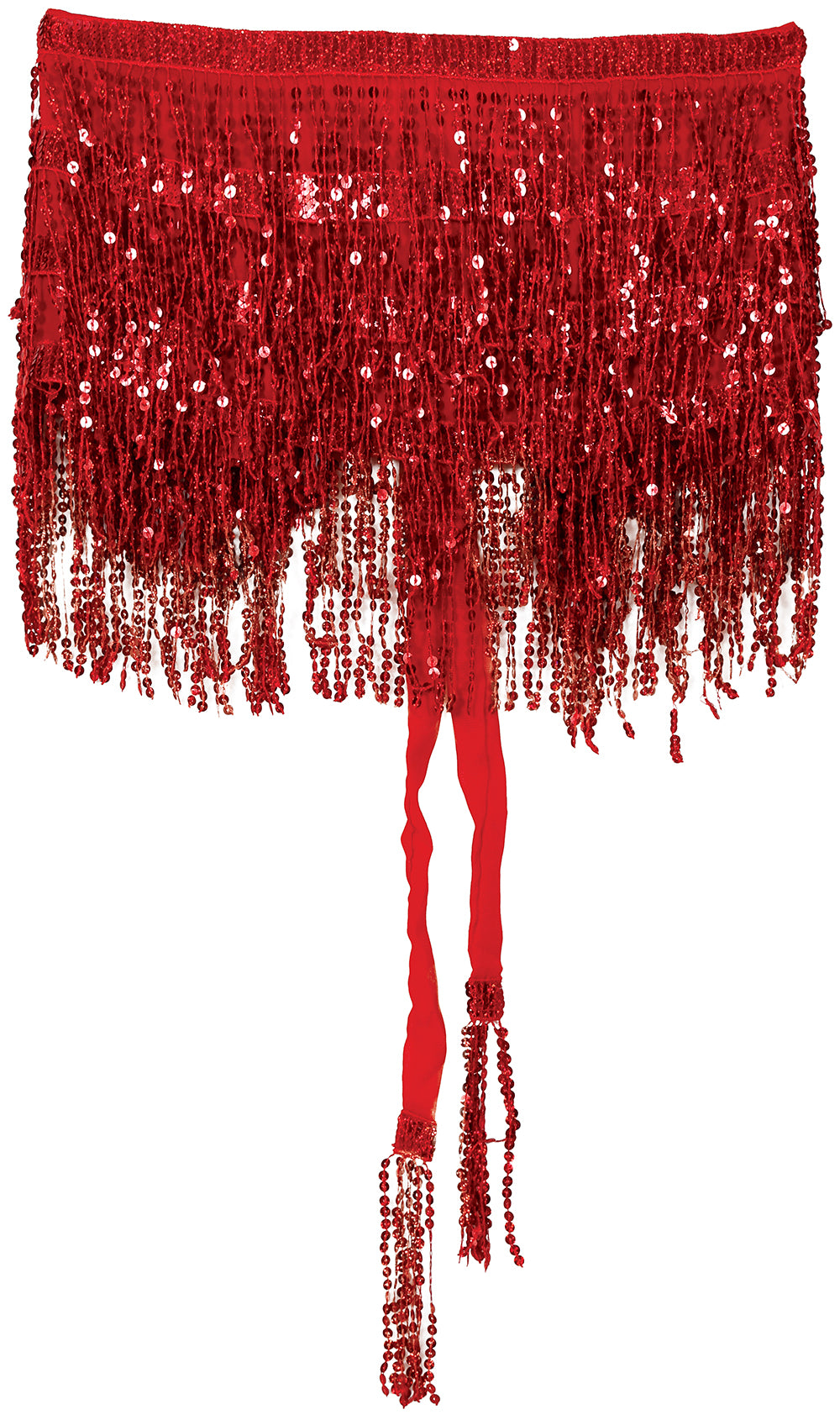 GP27202 – Wüstenprinz Glamour Karneval Tanzrock – Farbe: Rot, Gold, Silber, Schwarz