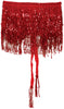 GP27202 – Wüstenprinz Glamour Karneval Tanzrock – Farbe: Rot, Gold, Silber, Schwarz