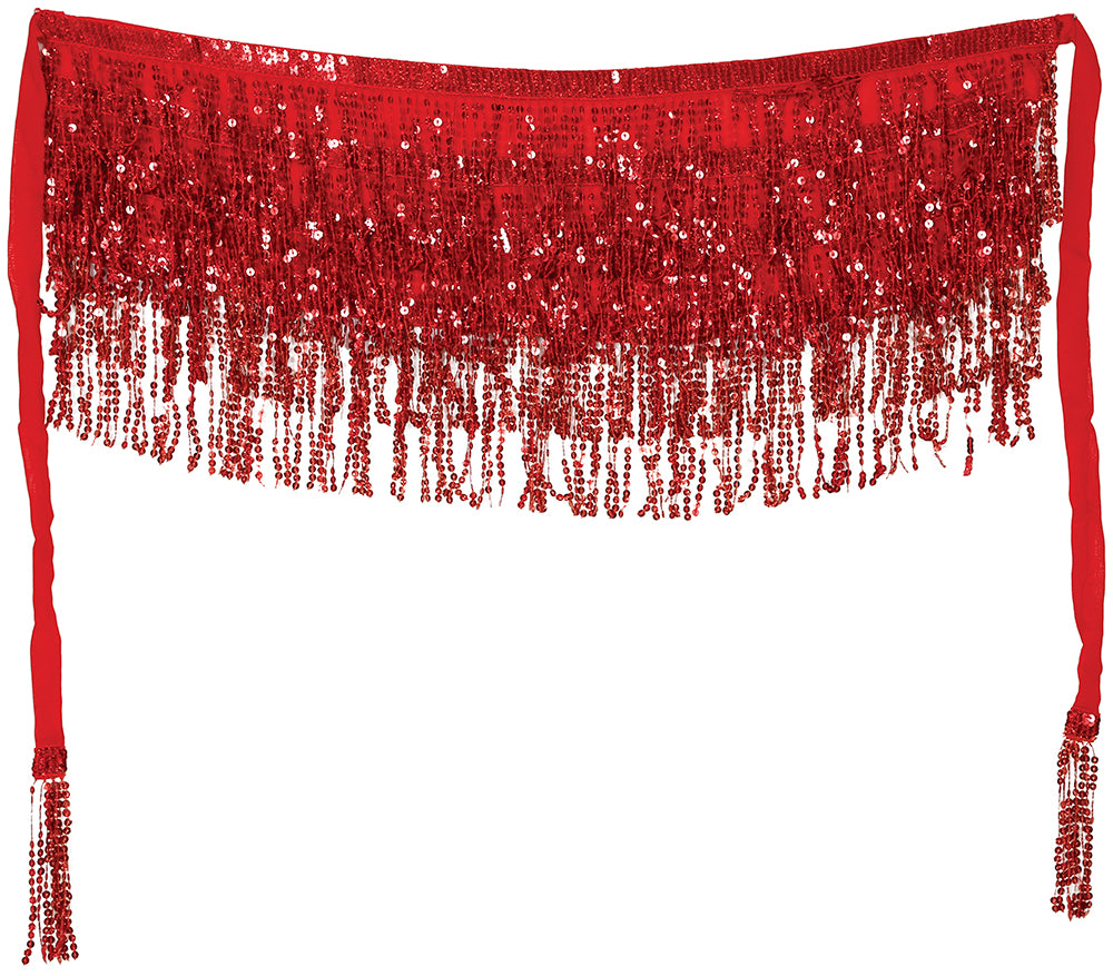 GP27202 – Wüstenprinz Glamour Karneval Tanzrock – Farbe: Rot, Gold, Silber, Schwarz