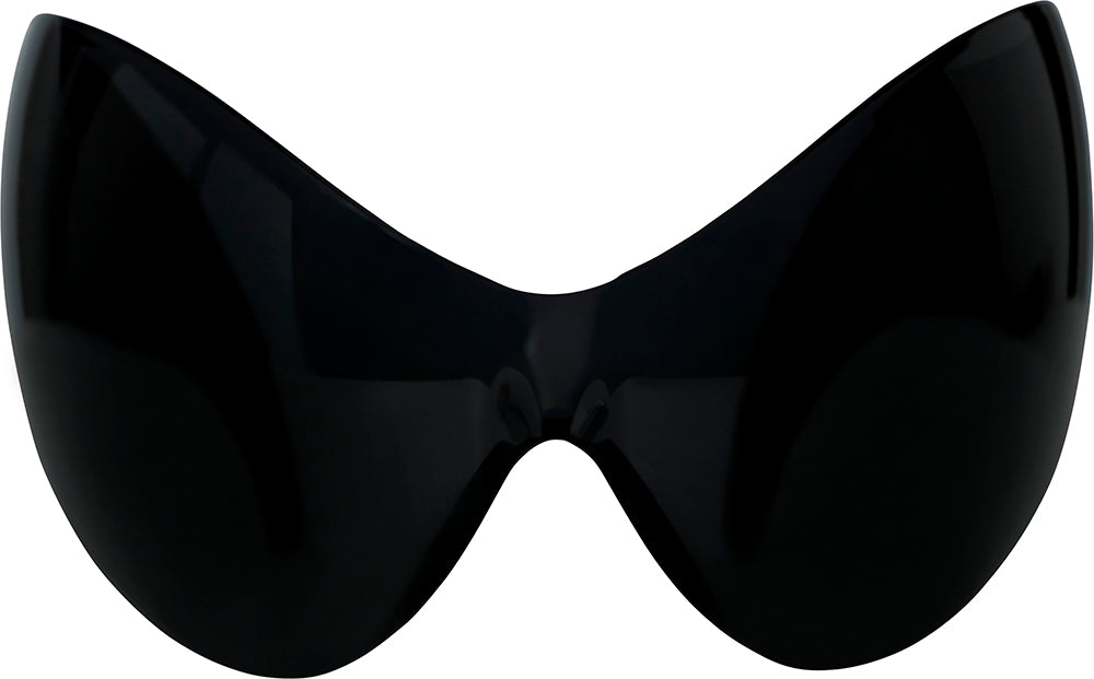 GP27206 – Nineties Retro Brillen Style Schwarz – Farbe: Schwarz