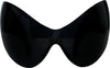 GP27206 – Nineties Retro Brillen Style Schwarz – Farbe: Schwarz