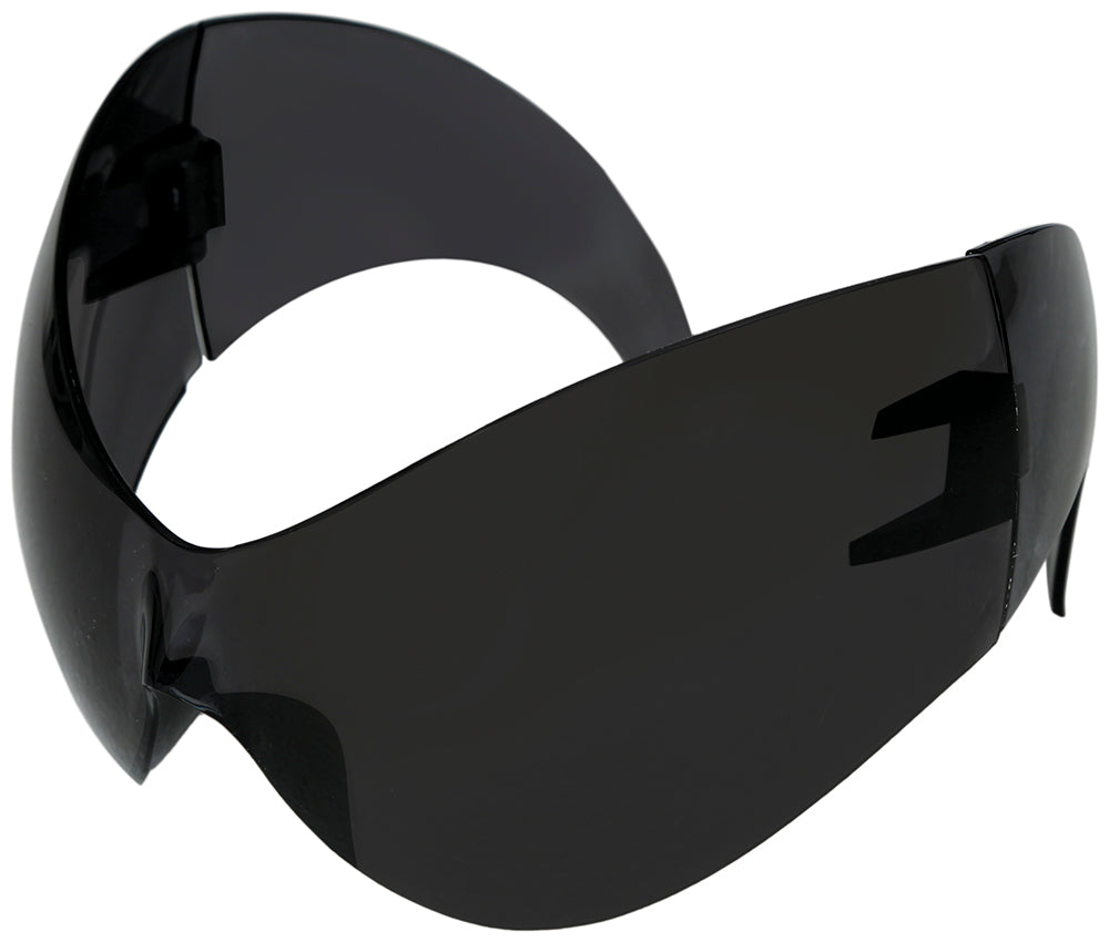 GP27206 – Nineties Retro Brillen Style Schwarz – Farbe: Schwarz
