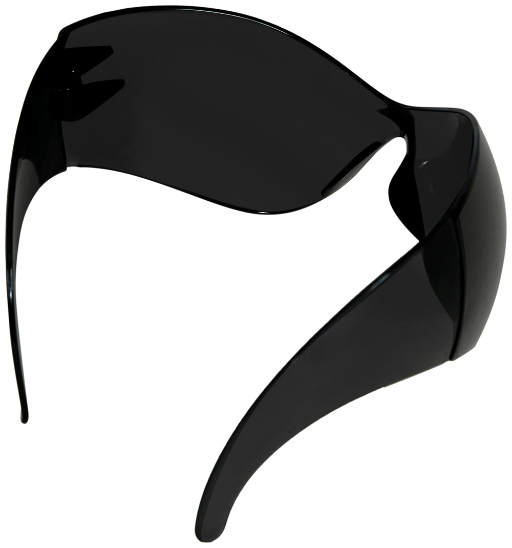 GP27206 – Nineties Retro Brillen Style Schwarz – Farbe: Schwarz