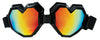 GP27207 – 80s Retro Herzbrille Karneval – Farbe: Schwarz