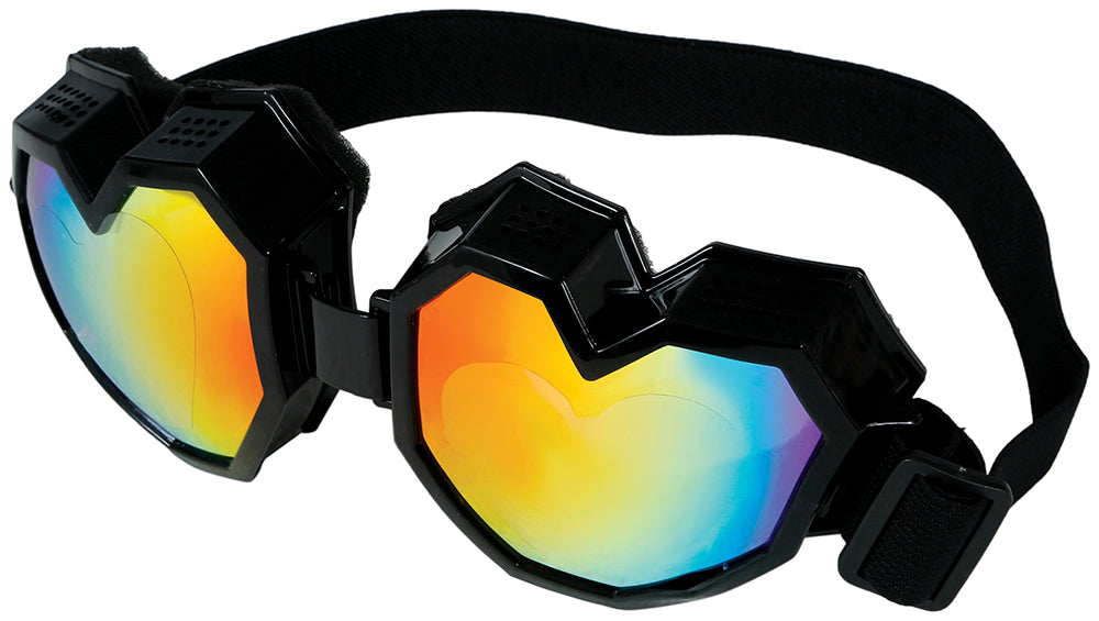 GP27207 – 80s Retro Herzbrille Karneval – Farbe: Schwarz