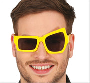 Asymmetrische Brille für Erwachsene gelb, Bild 1