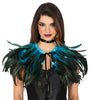 GP27213 – Inder Troglodyten Blauer Feder Umhang – Farbe: Mehrfarbig