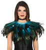 GP27213 – Inder Troglodyten Blauer Feder Umhang – Farbe: Mehrfarbig