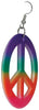 GP27214 – Hippie Frieden Ohrringe Buntes Accessoire – Farbe: Mehrfarbig