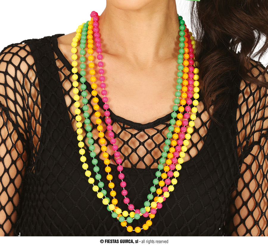 80s Neon Party Ketten Set Karneval