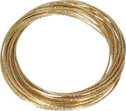 Armreifen Set für Erwachsene gold 20 Reifen, Bild 3