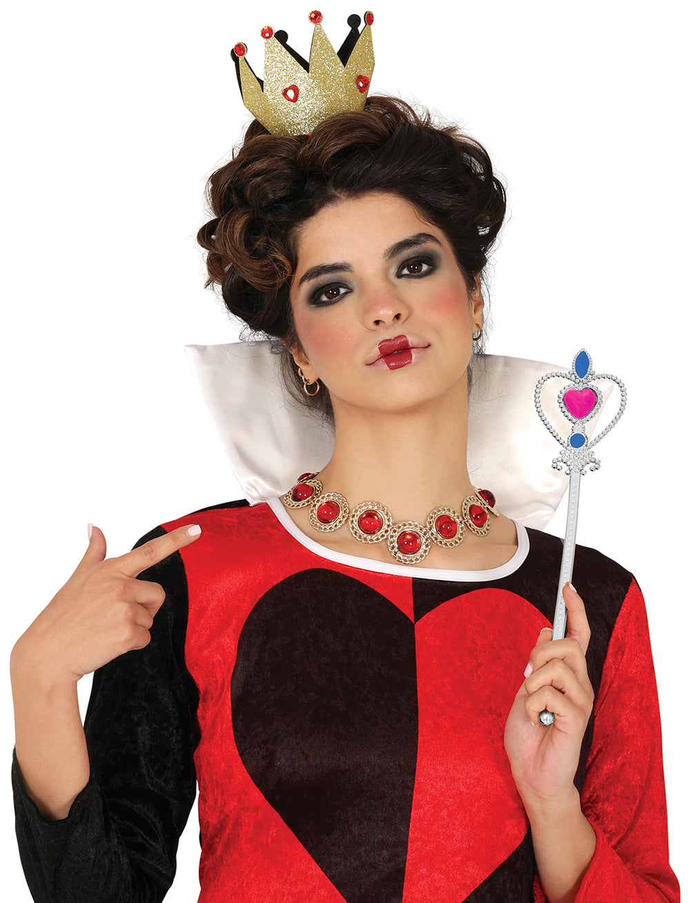 GP27217 – Prinzessin Herz Stab Magisches Accessoire – Farbe: Gold