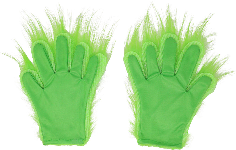 GP27242 – Weihnachtsmonster Handschuhe Grinch – Größe: Standard