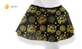 Silvester Tutu für Mädchen 30 cm schwarz gold