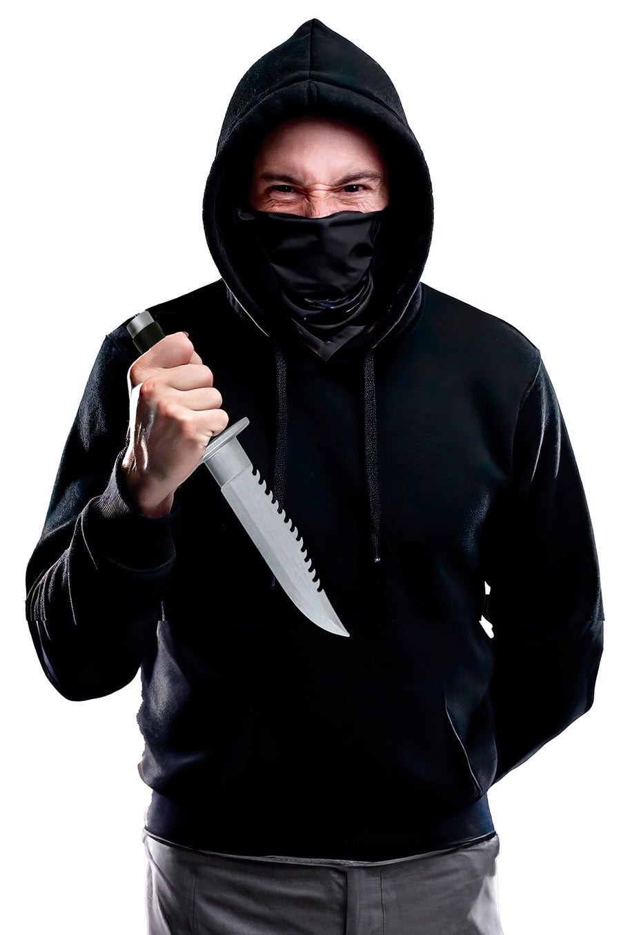 GP27260 – Ninja Militär Halloween Dekorationen Machete – Farbe: Mehrfarbig, Ansicht 2
