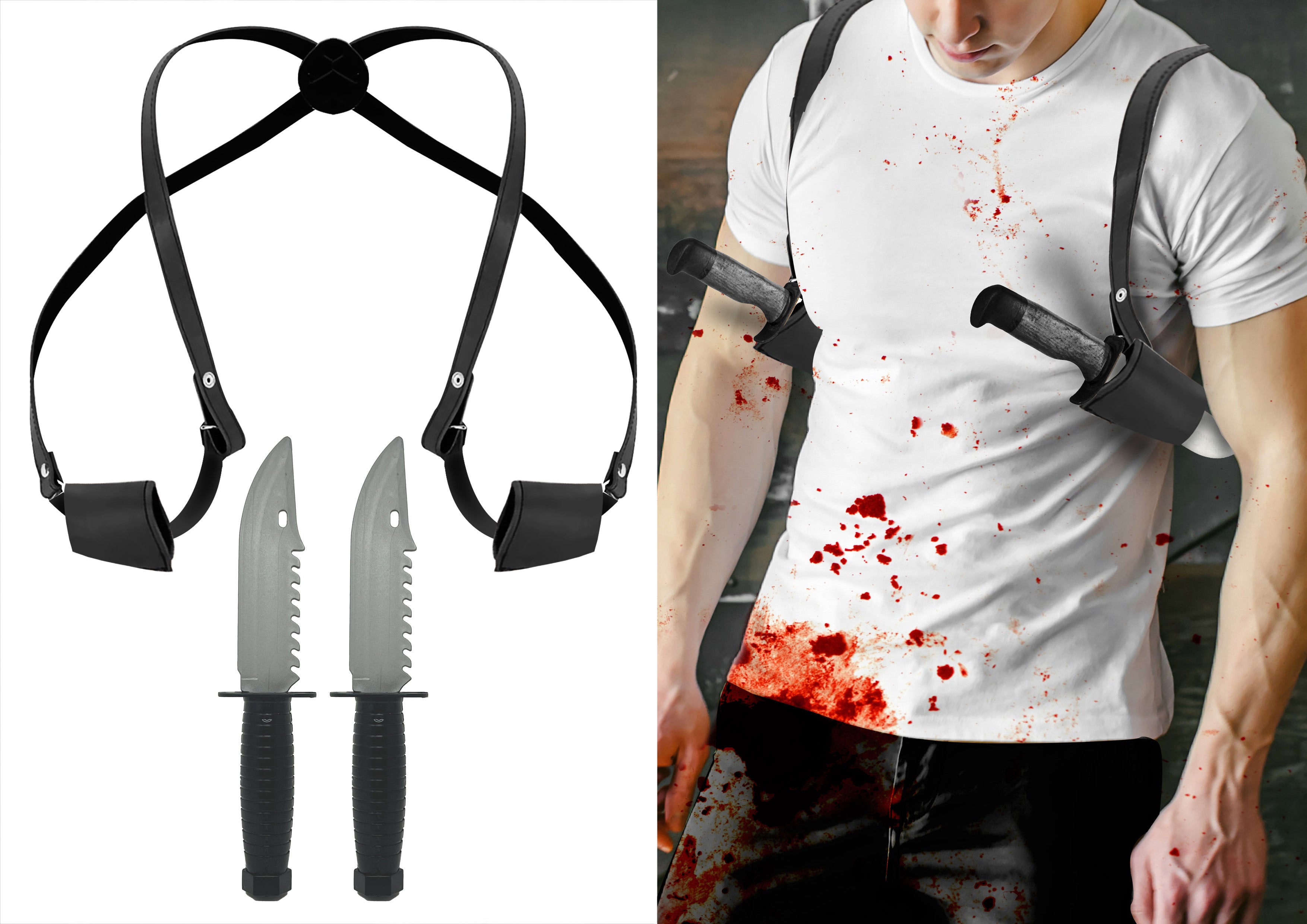 GP27263 – Militär Messerhalter Einsatz Zubehör – Farbe: Mehrfarbig