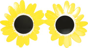 Gänseblümchen Brille für Erwachsene gelb Hippie, Bild 3
