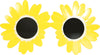 GP27278 – Hippie Sonnenblumen Brille Halloween – Farbe: Gelb