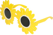 Gänseblümchen Brille für Erwachsene gelb Hippie, Bild 4
