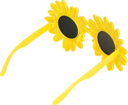 Gänseblümchen Brille für Erwachsene gelb Hippie, Bild 5