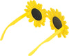 GP27278 – Hippie Sonnenblumen Brille Halloween – Farbe: Gelb