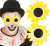 GP27278 – Hippie Sonnenblumen Brille Halloween – Farbe: Gelb