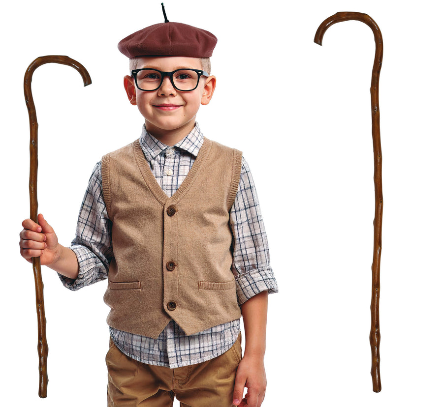 GP27285 – Weltenbummler Opa Karnevalsaccessoire – Farbe: Braun, Ansicht 2