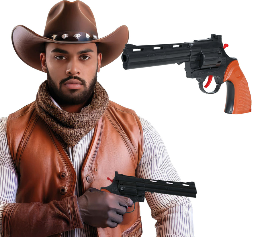 Cowboy Revolver für Erwachsene 25 cm