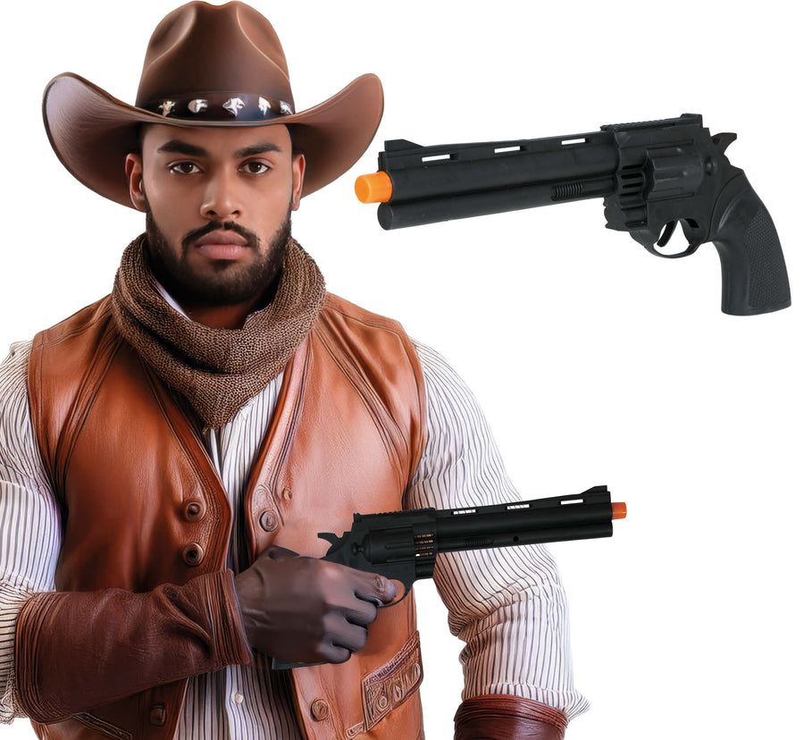 Cowboy Pistole für Erwachsene 100% Pvc