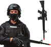 GP27301 – Militärisches Karneval Gewehr Attrappe – Farbe: Schwarz