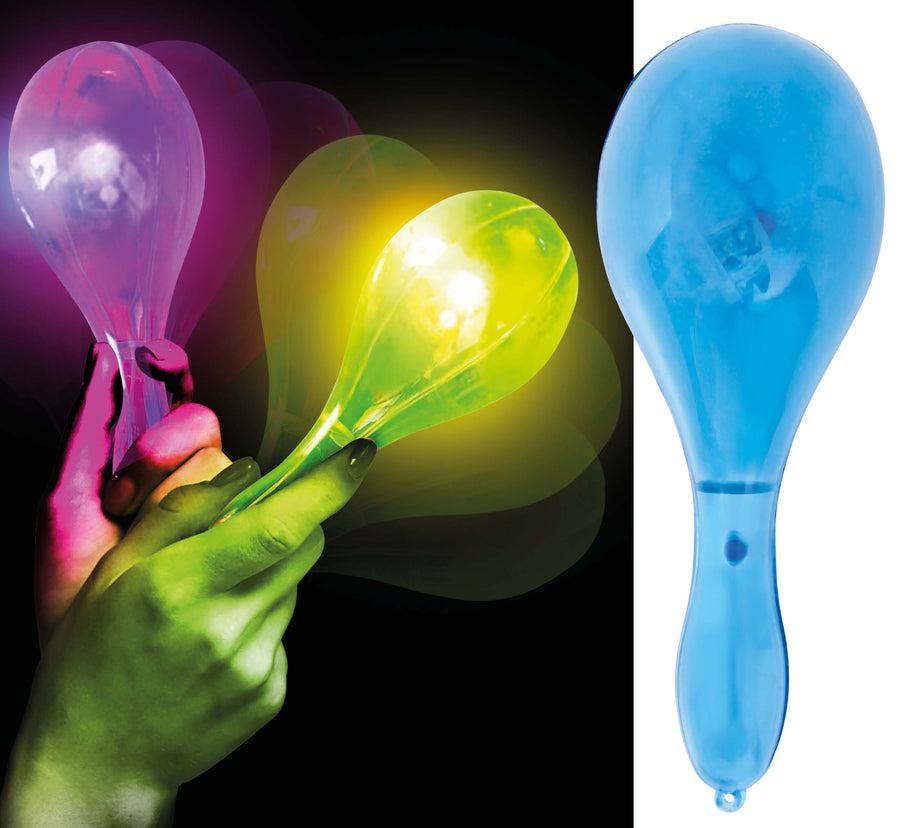 LED Maraca 15 cm mit Licht
