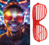 GP27322 – Neonbrille Karneval Party Accessoire – Farbe: Mehrfarbig