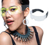 GP27324 – Karneval Brille Futuristische Sehkraft – Farbe: Mehrfarbig