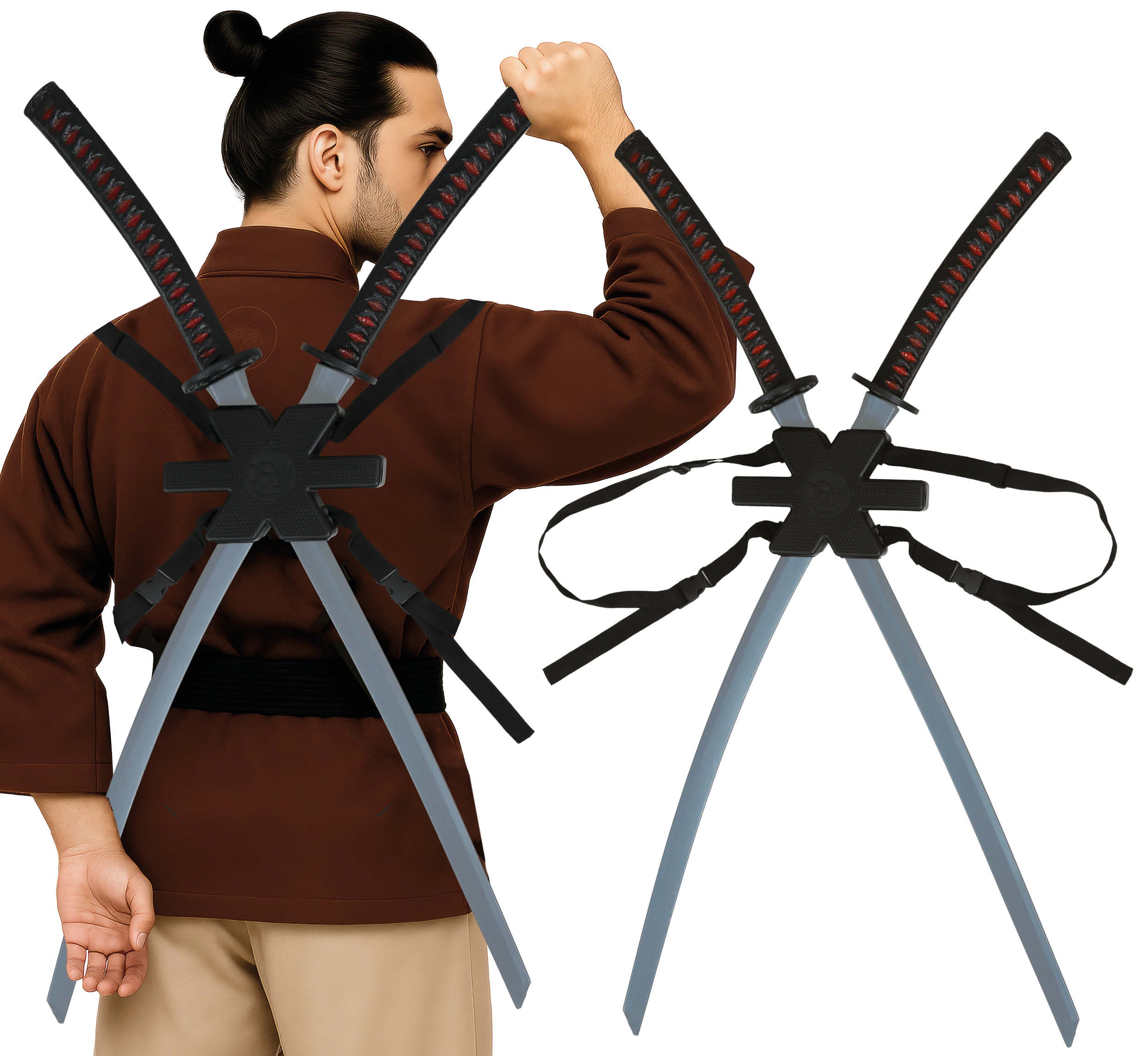 GP27327 – Ninja Samurai Duo Klingen Set – Größe: Standard