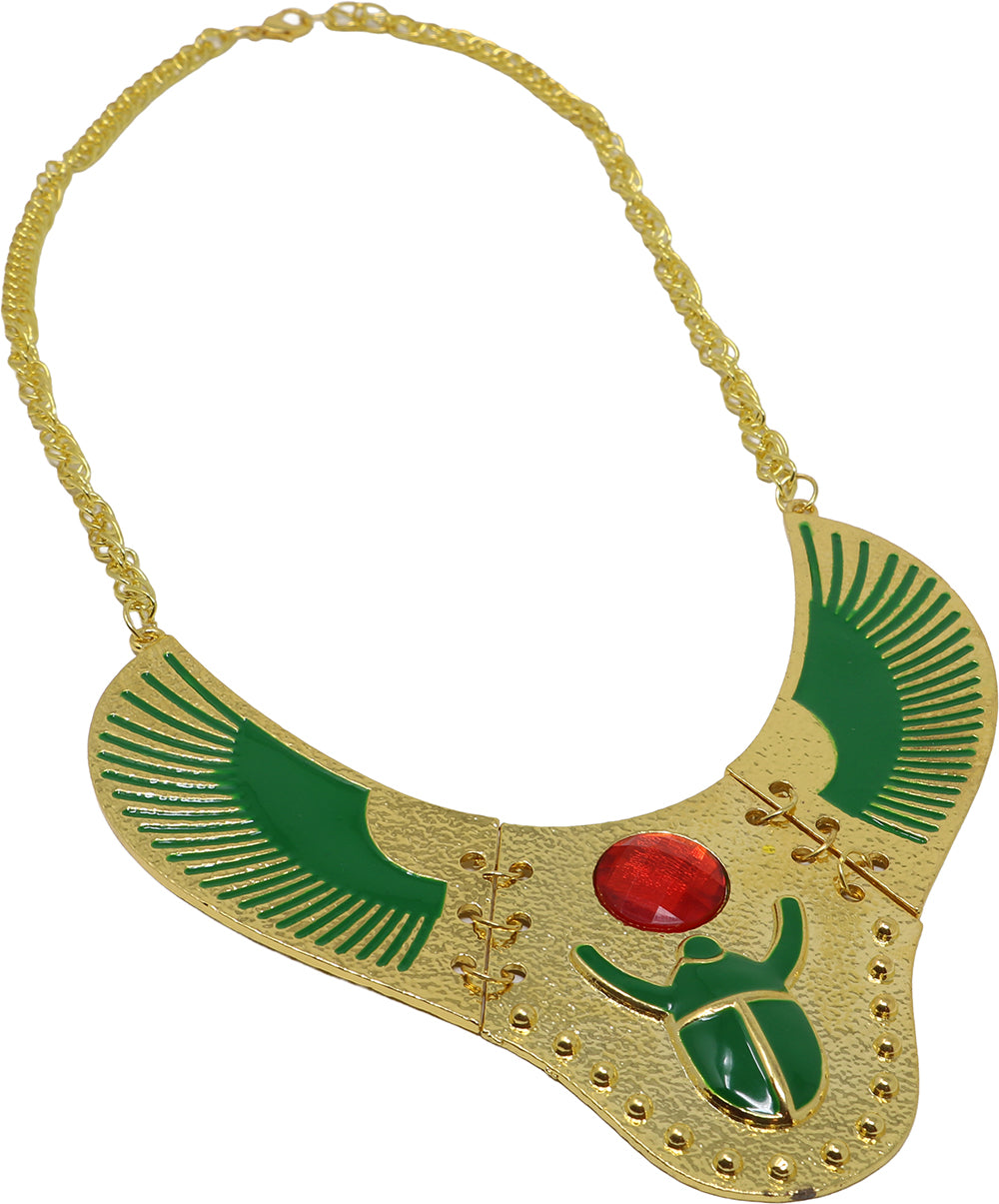 GP27341 – Aegyptischer Schmuck Kette Pharao – Farbe: Mehrfarbig