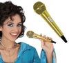 GP27357 – Rock Mikrophon Gold Glamour Karneval – Farbe: Gold